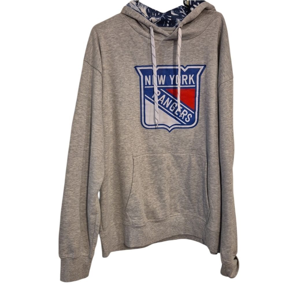NHL Calhoun Surf & Skate‎ Pull over hoodie NY Rangers Size XL unisex Grey